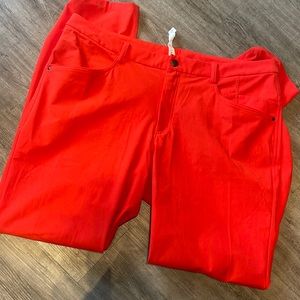 Lululemon Mens Red size 40 Dress Pants NEW